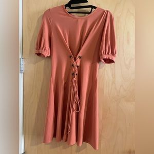 Orange BCBG short dress